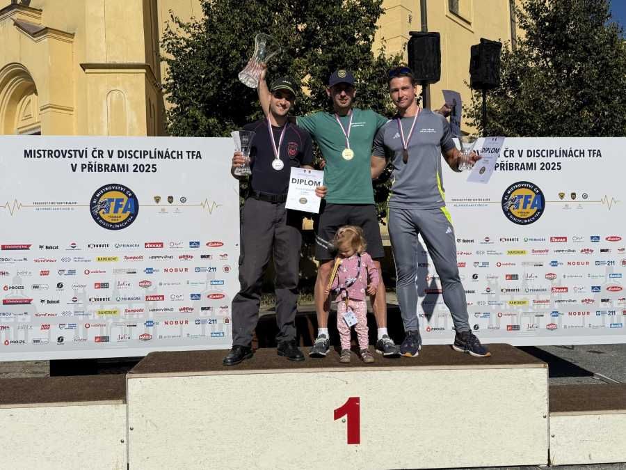 Olomoučtí hasiči triumfovali na Mistrovství ČR v TFA: Zlatý Šindelka zářil