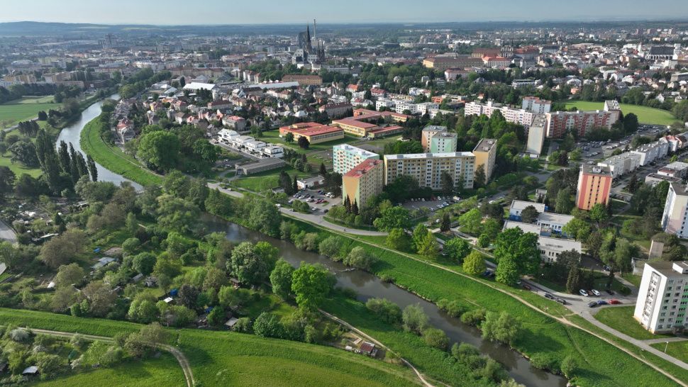 obrázek: Olomouc vypsala krajinářskou soutěž na severní část protipovodňové ochrany města