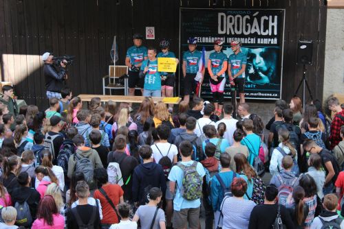 obrázek:Slavnostní zahájení 21. ročníku Cyklo-běhu v Hranicích na Moravě 