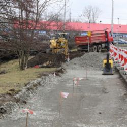 Město Olomouc začalo se stavbou další části Jantarové cyklostezky