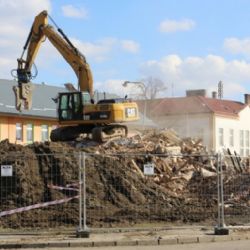 Na Nových Sadech jsou od 1. března v plném proudu přípravy na výstavbu tramvajové trati