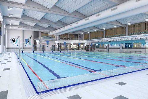 Foto: Nový sportovní areál za 360 milionů: bazény i sauny