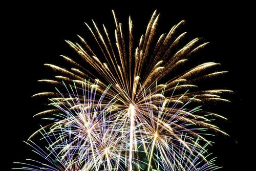 obrázek:Ohňostroj v Přerově přesunut na střechu Strojaře