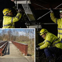 Stavbaři v noci usadili unikát. Akvadukt v Hadrovci u Domažlic je zpět