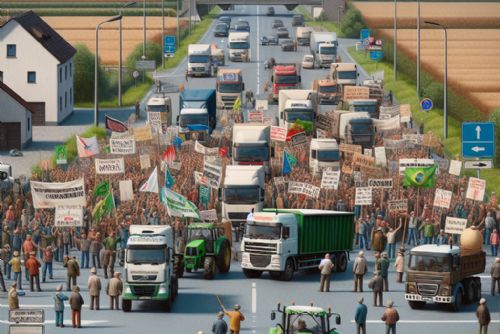Foto: Zemědělské protesty zasáhnou dopravu v Olomouckém kraji