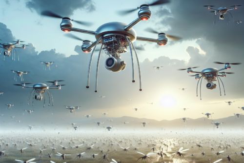 Foto: Proti komárům v Litovelském Pomoraví použijí drony